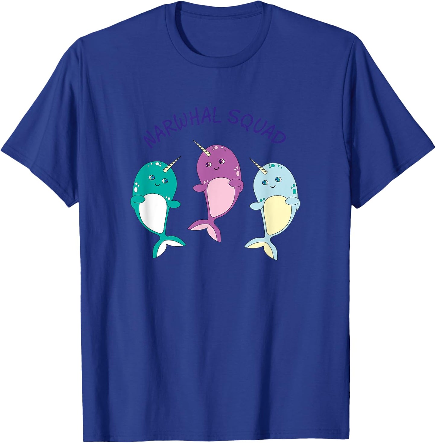 Cool Narwhal Squad - Funny Birthday Gift Kids T-Shirt - T-Shirt | Royal