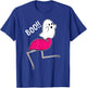 Flamingo Ghost Boo Lazy DIY Halloween Costume Funny Animal T-Shirt - T-Shirt | Royal