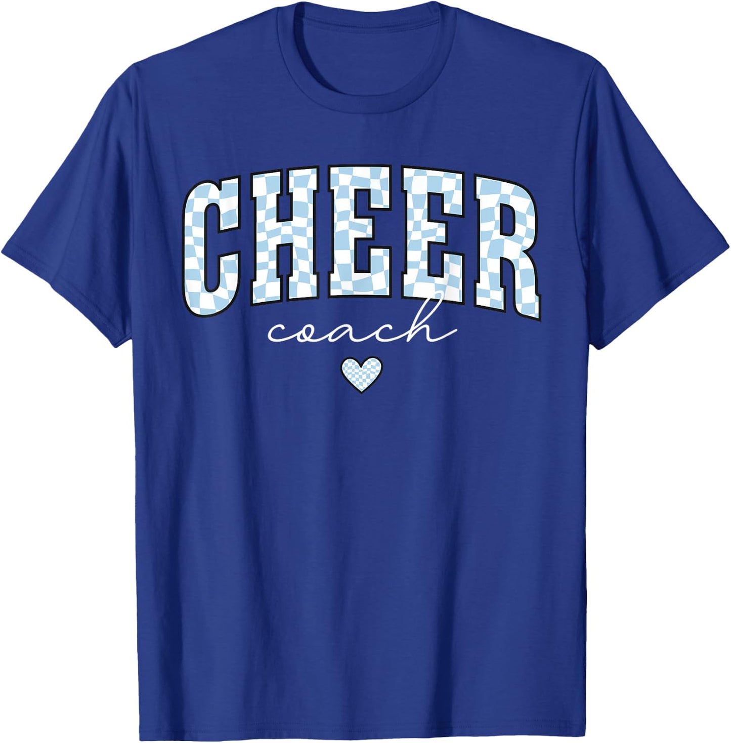 Cheer Coach Life Competition Season Cheerleader Team Trendy T-Shirt - T-Shirt | Royal