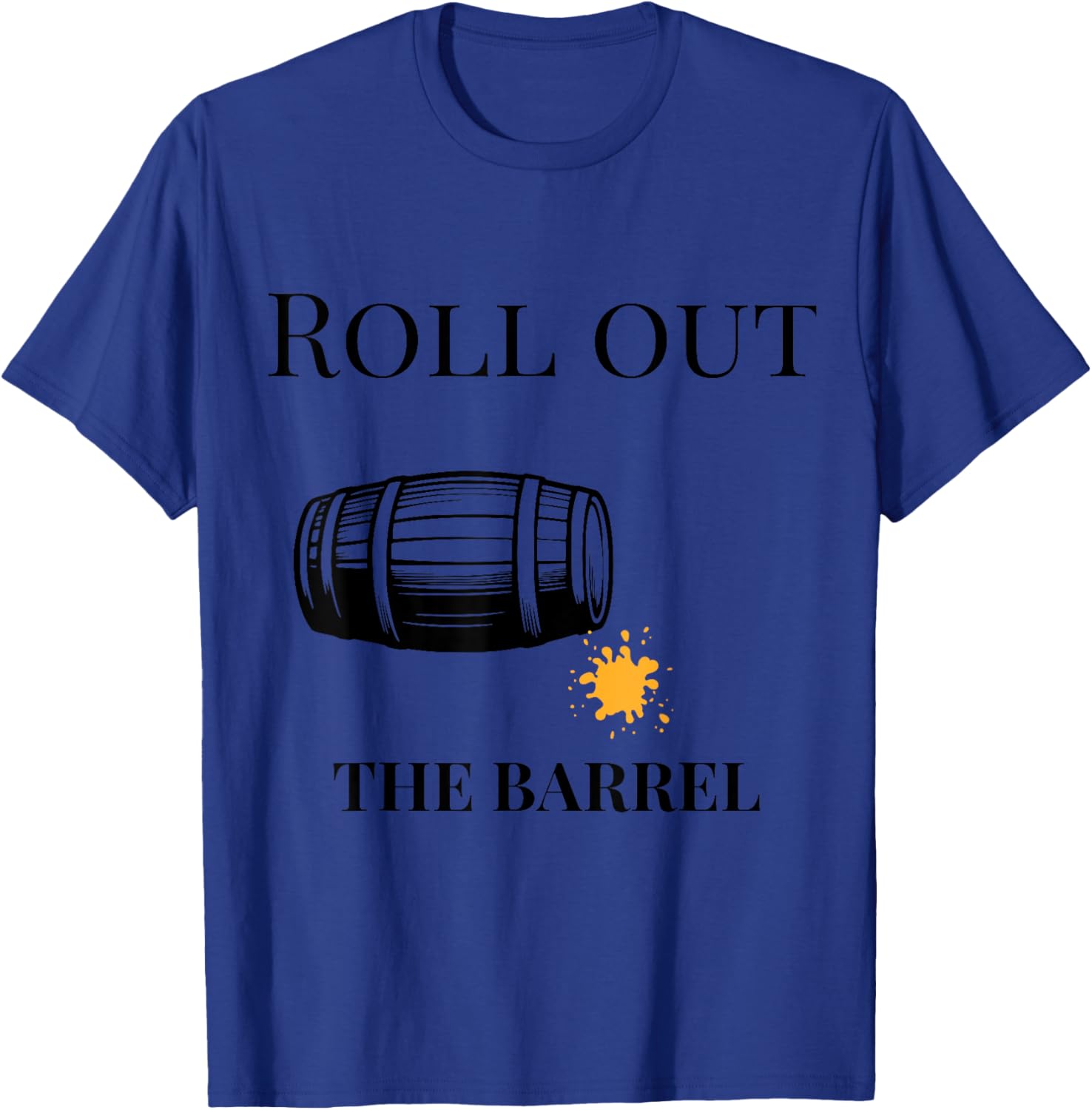 Brewers Roll Out The Barrel T-Shirt - T-Shirt | Royal