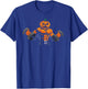Halloween Pumpkin Gym Workout Lifting Bodybuilder Funny T-Shirt - T-Shirt | Royal