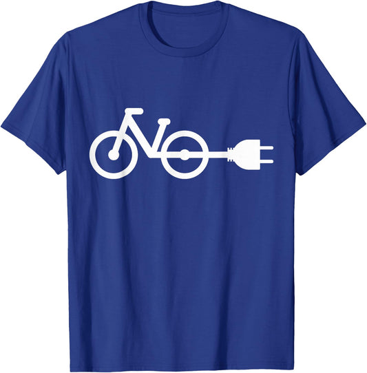 E-Bike Electric Bicycle T-Shirt - T-Shirt | Royal