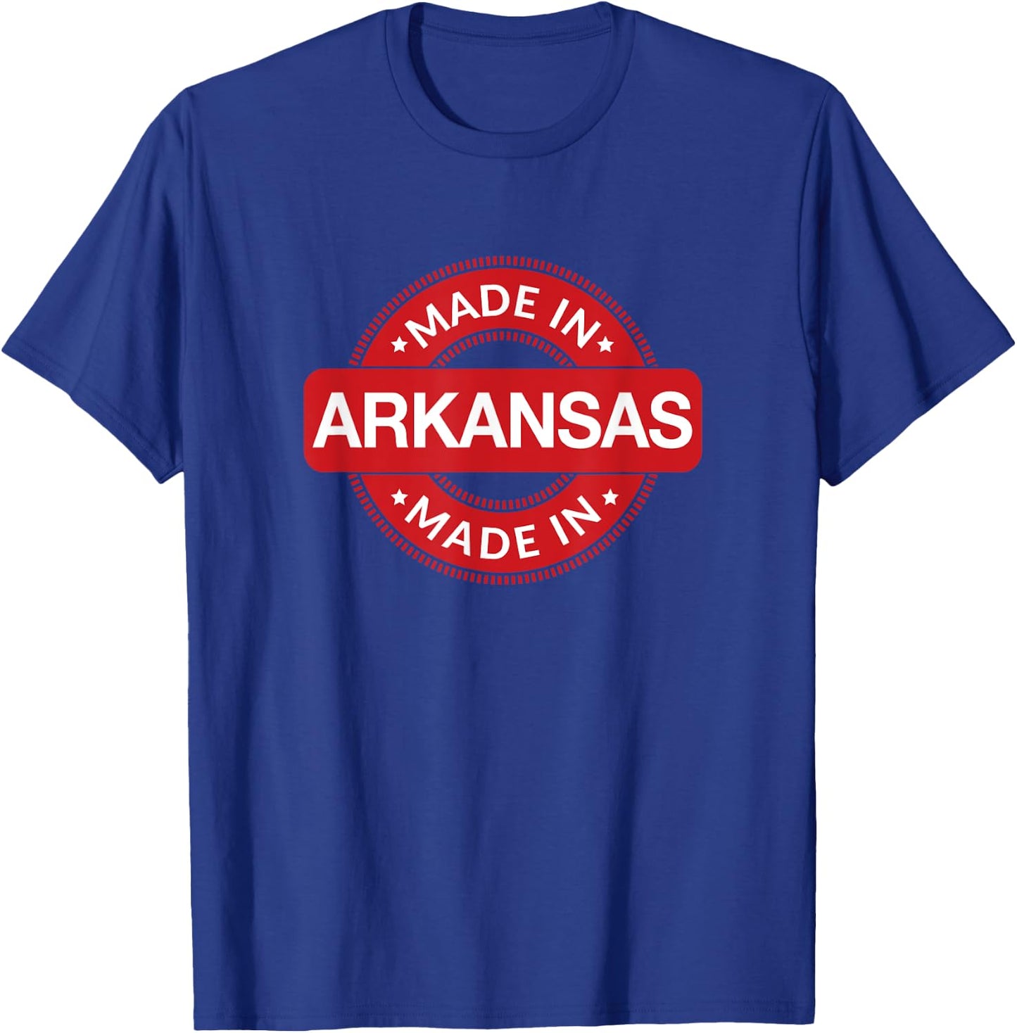 ARKANSAS Home - Made in Arkansas Label - Classic T-Shirt - T-Shirt | Royal