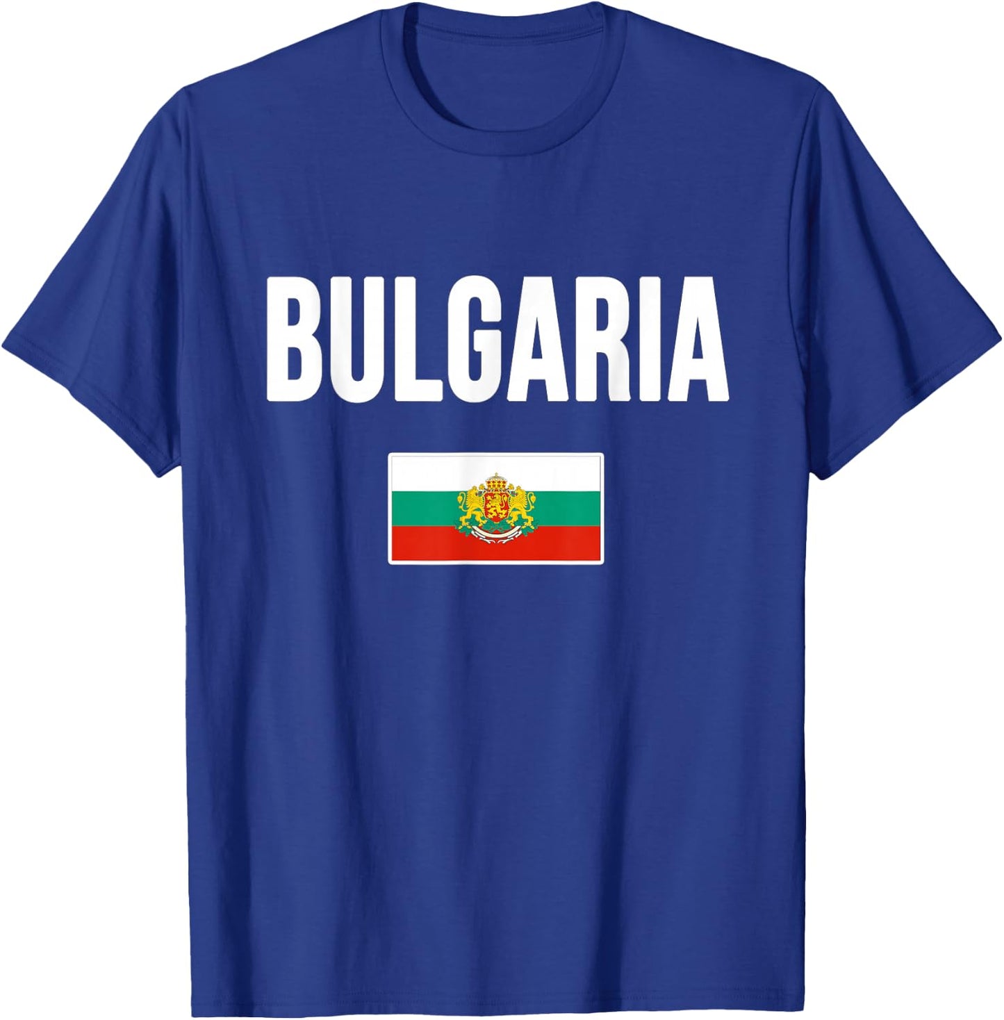 Bulgaria Bulgarian Flag T-Shirt - T-Shirt | Royal
