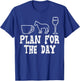 Plan For The Day Coffee Horse Wine Funny Equestrian Women T-Shirt - T-Shirt | Royal