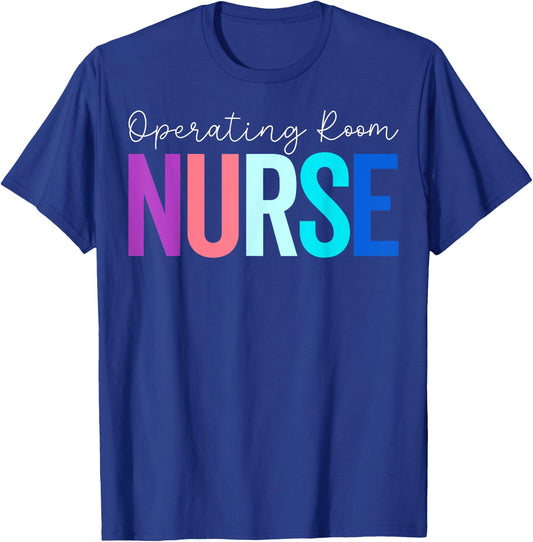 Operating Room Nurse - Funny OR Nurse Nursing Gifts T-Shirt - T-Shirt | Royal