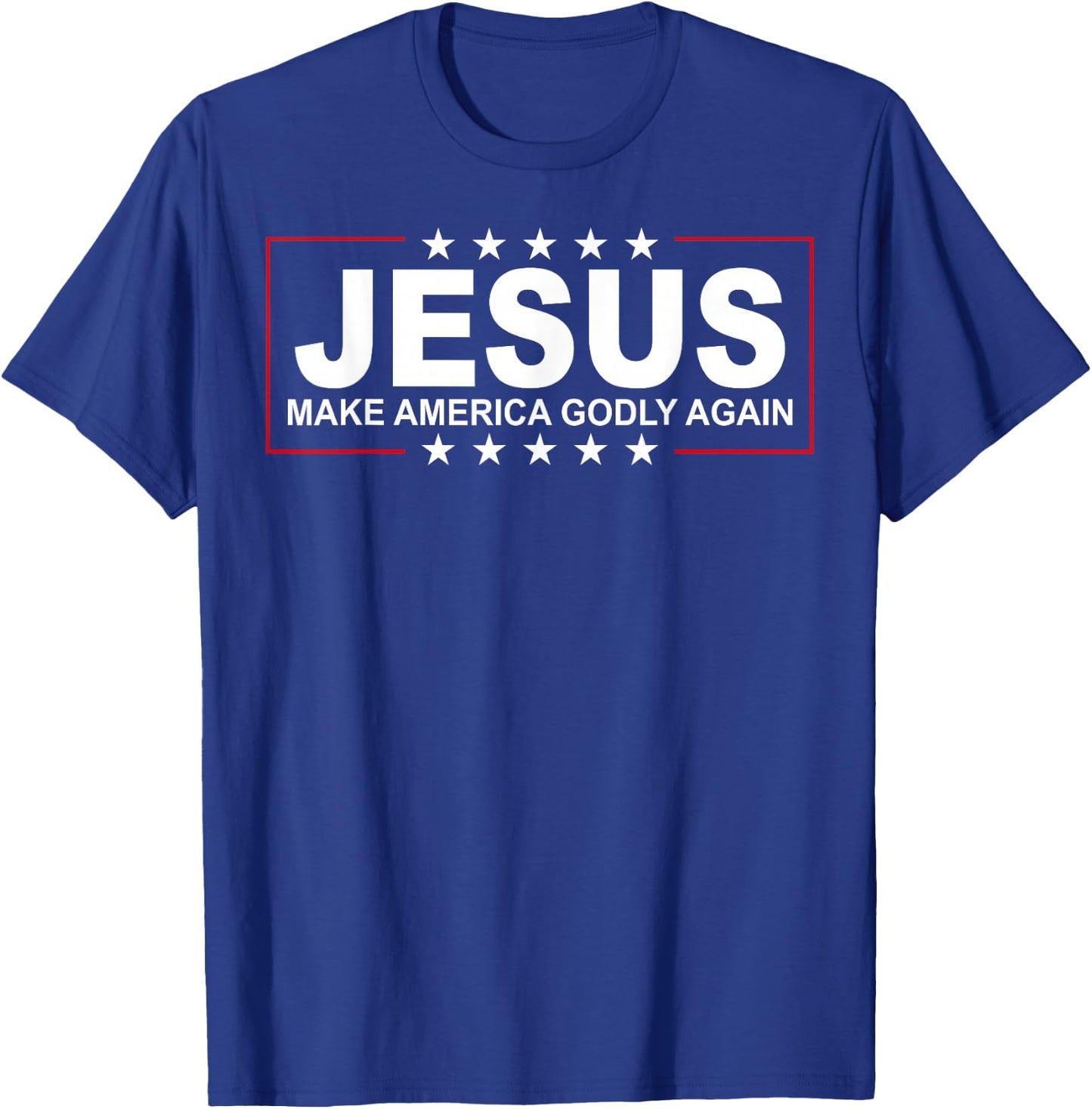 Jesus Make America Godly Again T-Shirt - T-Shirt | Royal