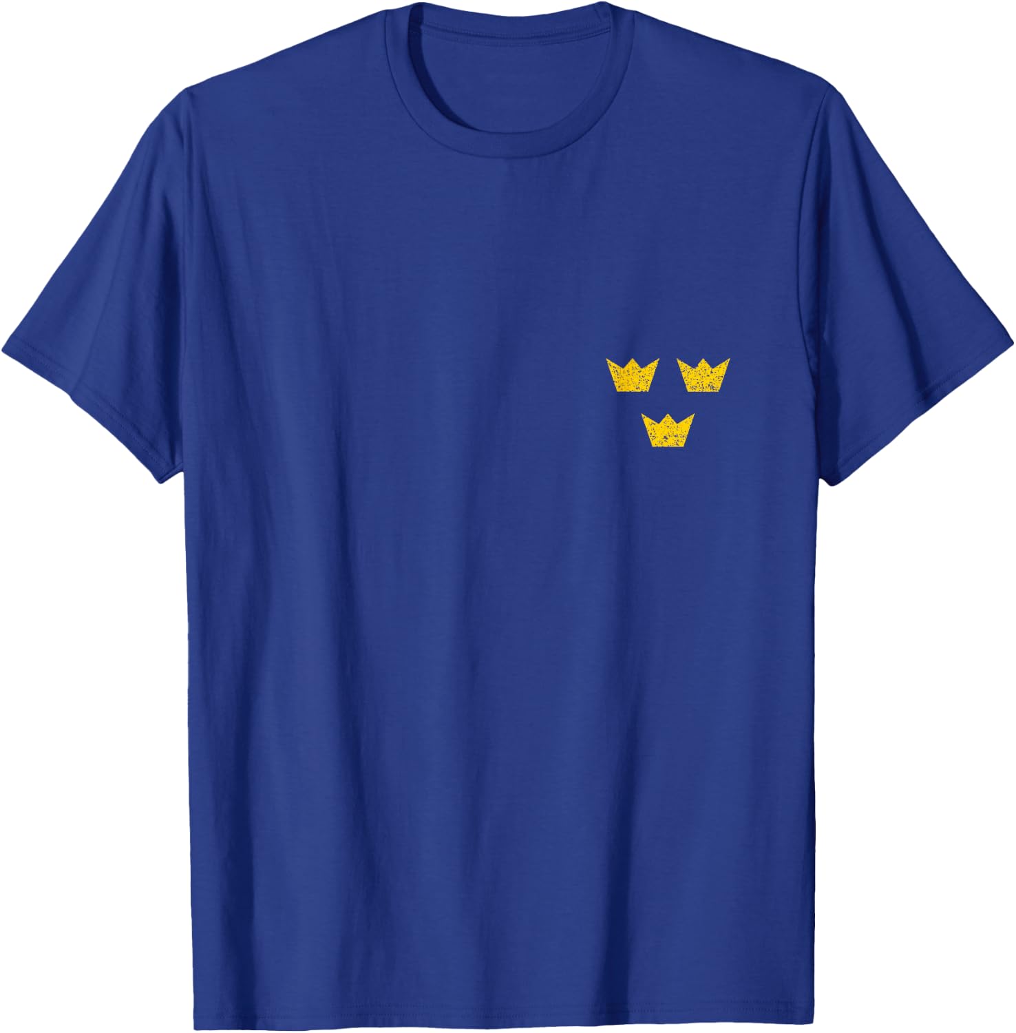 Sweden Crowns Swedish Flag Sverige Pride Vintage Souvenir T-Shirt - T-Shirt | Royal