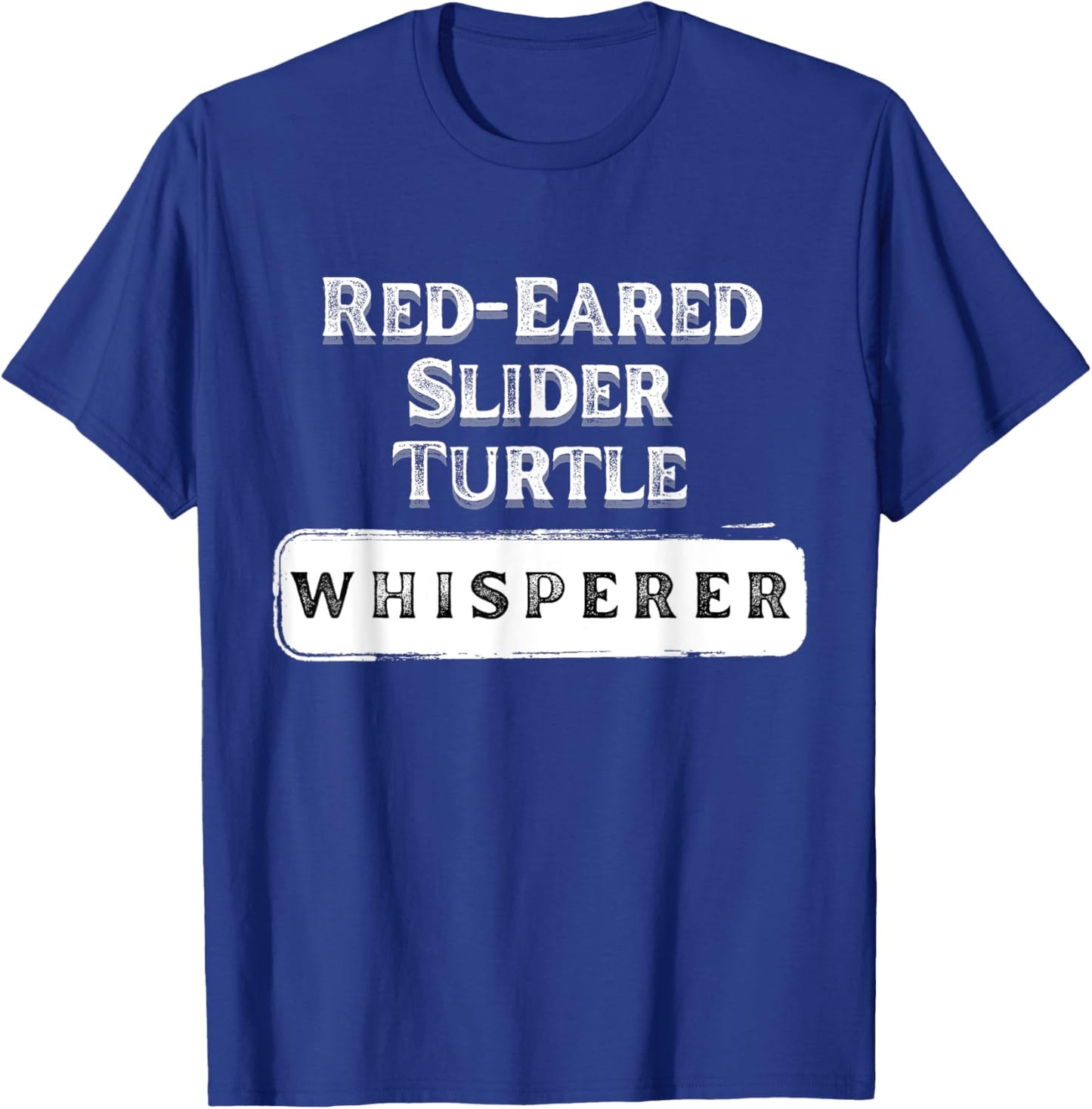 Red-Eared Slider Turtle Whisperer Reptile-Amphibian Gifts T-Shirt - T-Shirt | Royal