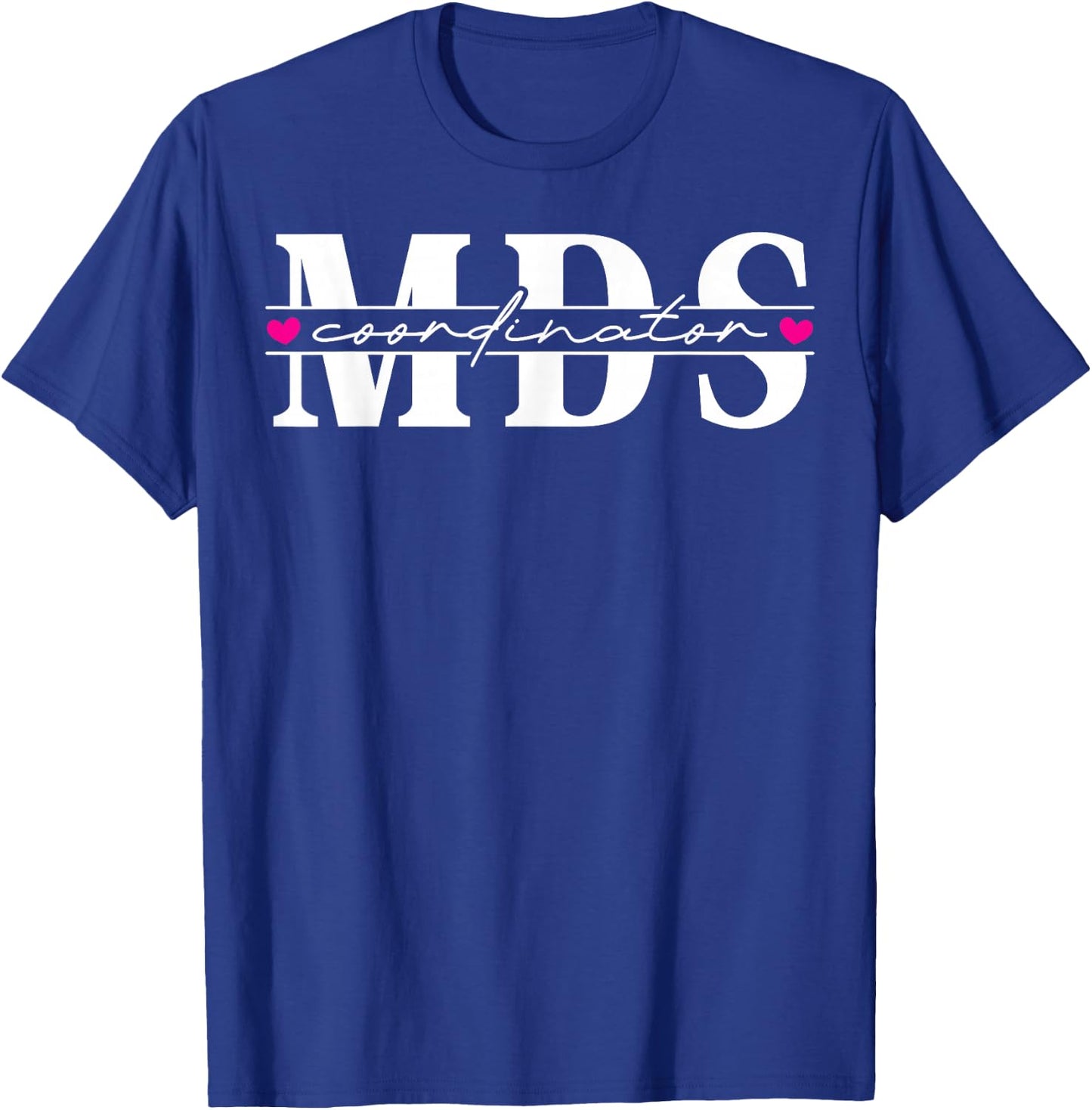 MDS Coordinator Heart T-Shirt - T-Shirt | Royal
