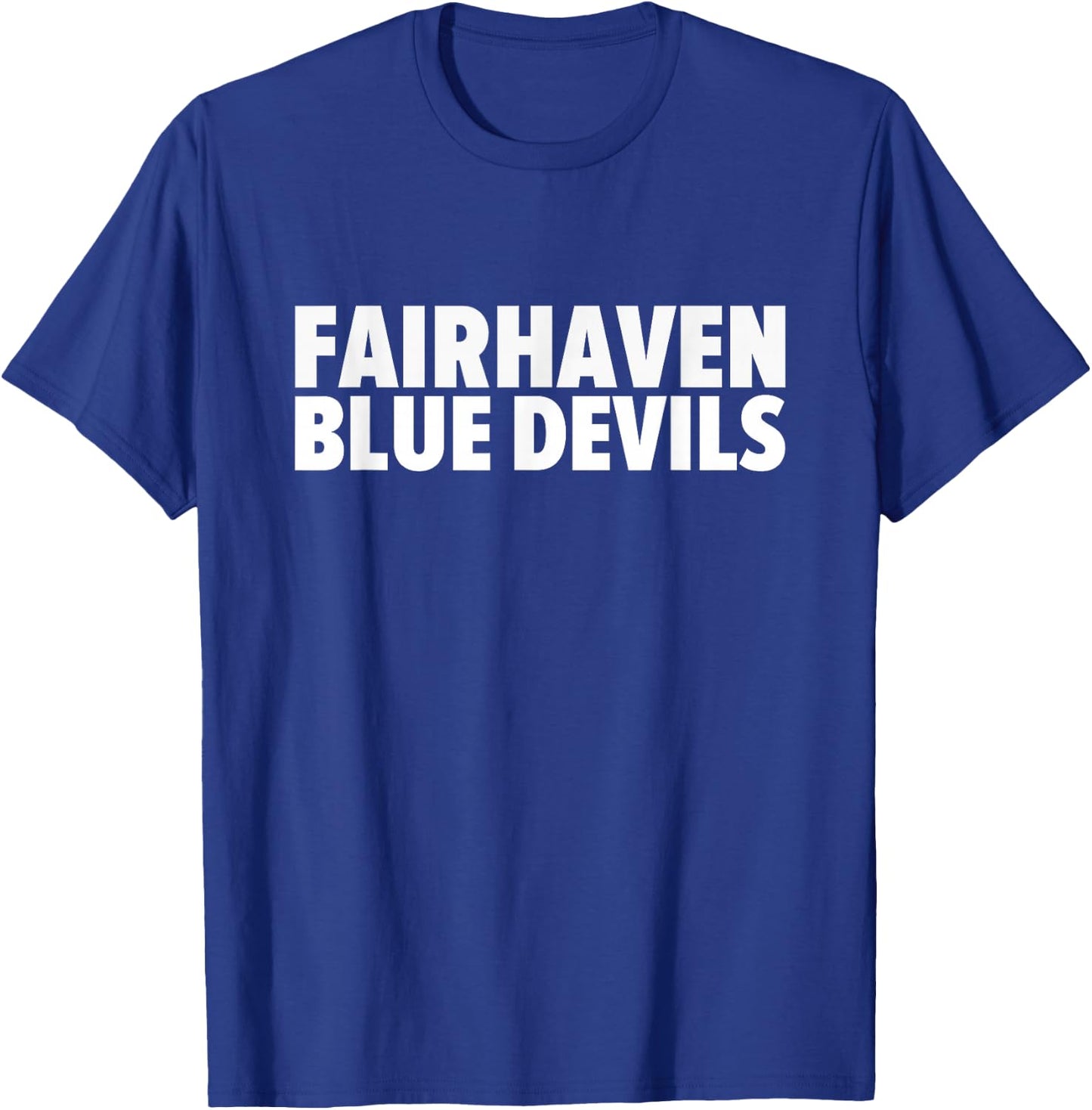 Fairhaven Blue Devils Bold T-Shirt - T-Shirt | Royal