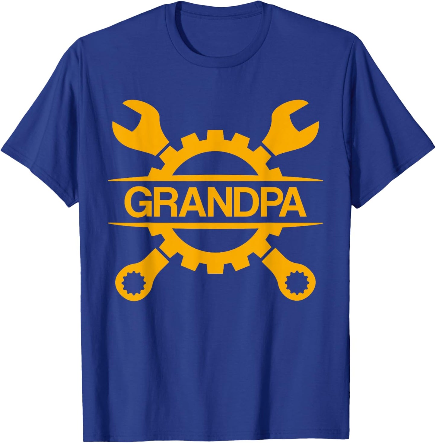 Mechanic Grandpa Handyman Grandpa Mechanic T-Shirt - T-Shirt | Royal