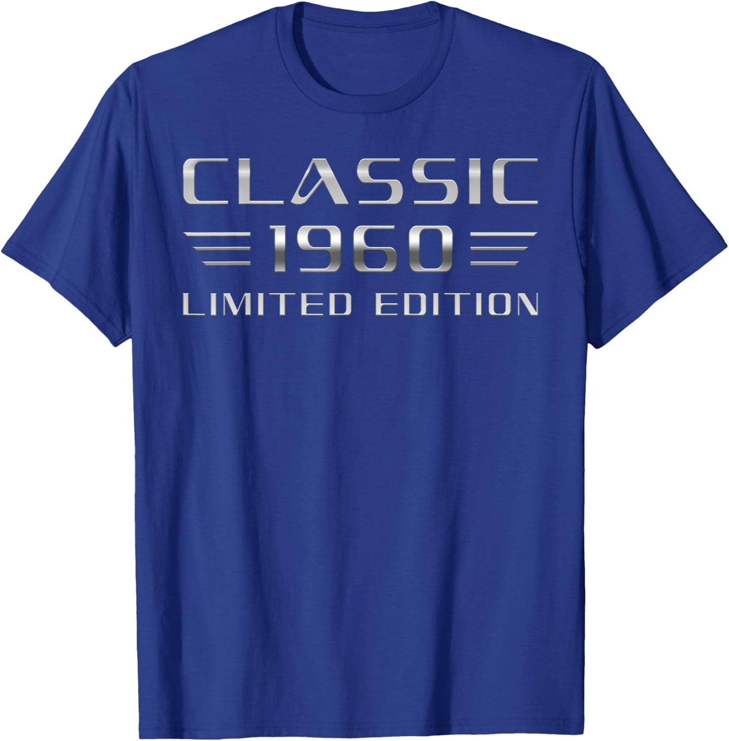 Classic 1960 Limited Edition 65th Birthday Classic Car T-Shirt - T-Shirt | Royal
