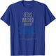 Jesus Washed Away My Sins Christian Bible Verse T-Shirt - T-Shirt | Royal