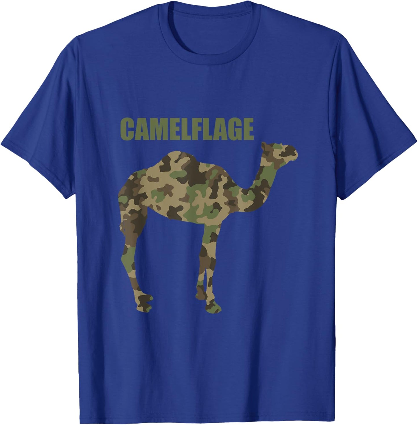 Camel Dromedary Dessert Animal - Camel Camelflage T-Shirt - T-Shirt | Royal