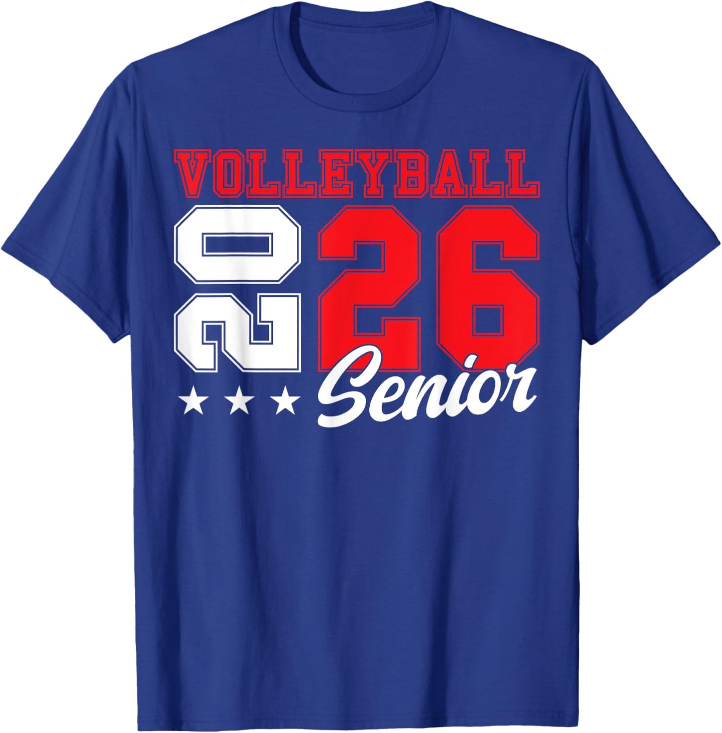 Volleyball Senior Night Volleyball Senior 2026 Graduation 11 T-Shirt - T-Shirt | Royal