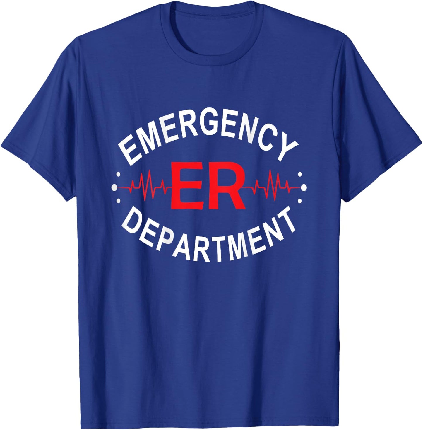 Emergency Department Emergency Room Nurse ER Nurse Back Of T-Shirt - T-Shirt | Royal