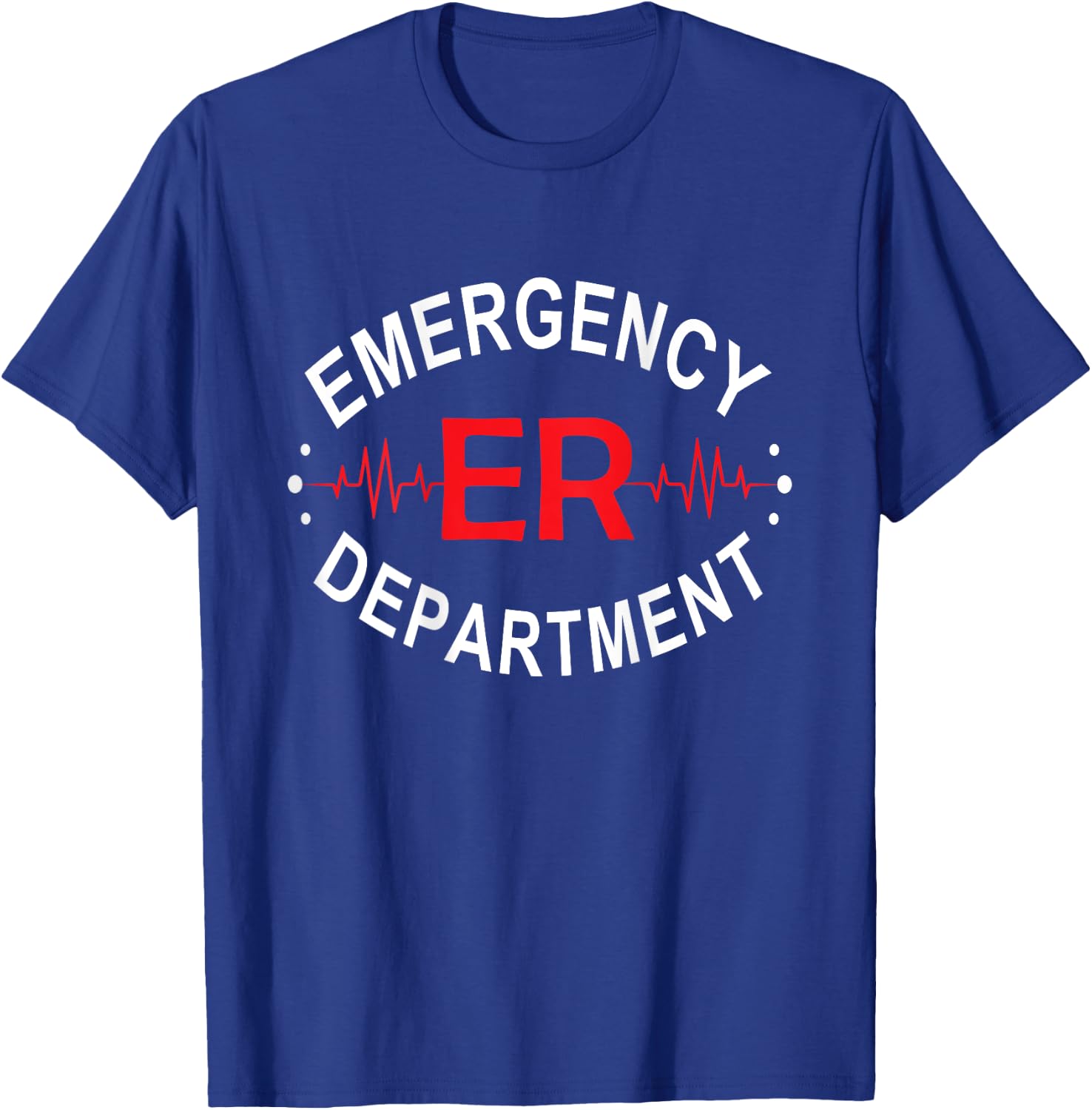 Emergency Department Emergency Room Nurse ER Nurse Back Of T-Shirt - T-Shirt | Royal