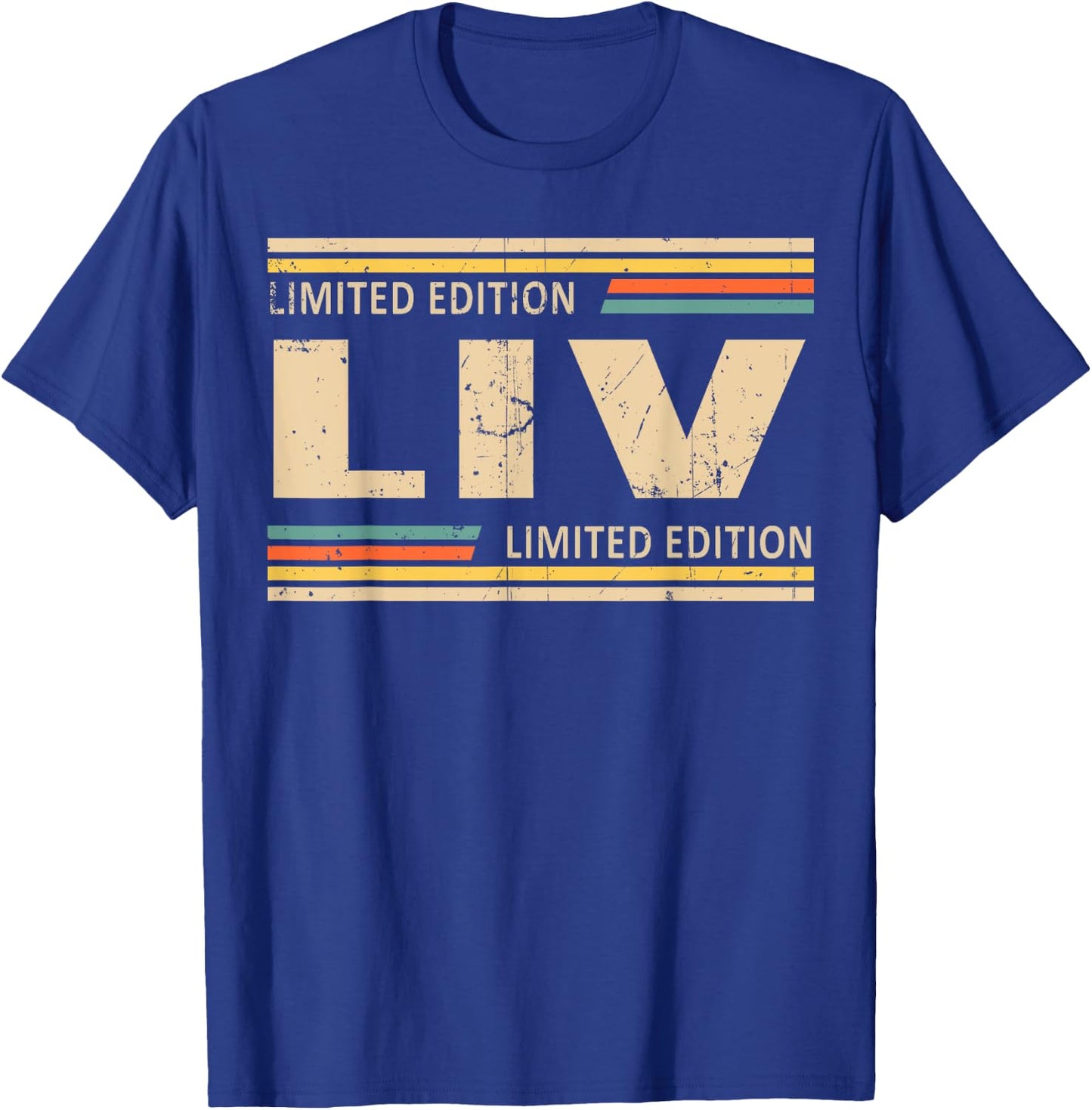 LIV Limited Edition Shirt LIV Name Personalized T-Shirt - T-Shirt | Royal