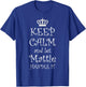 KEEP CALM and LET MATTIE HANDLE IT - | Name Gift T-Shirt - T-Shirt | Royal