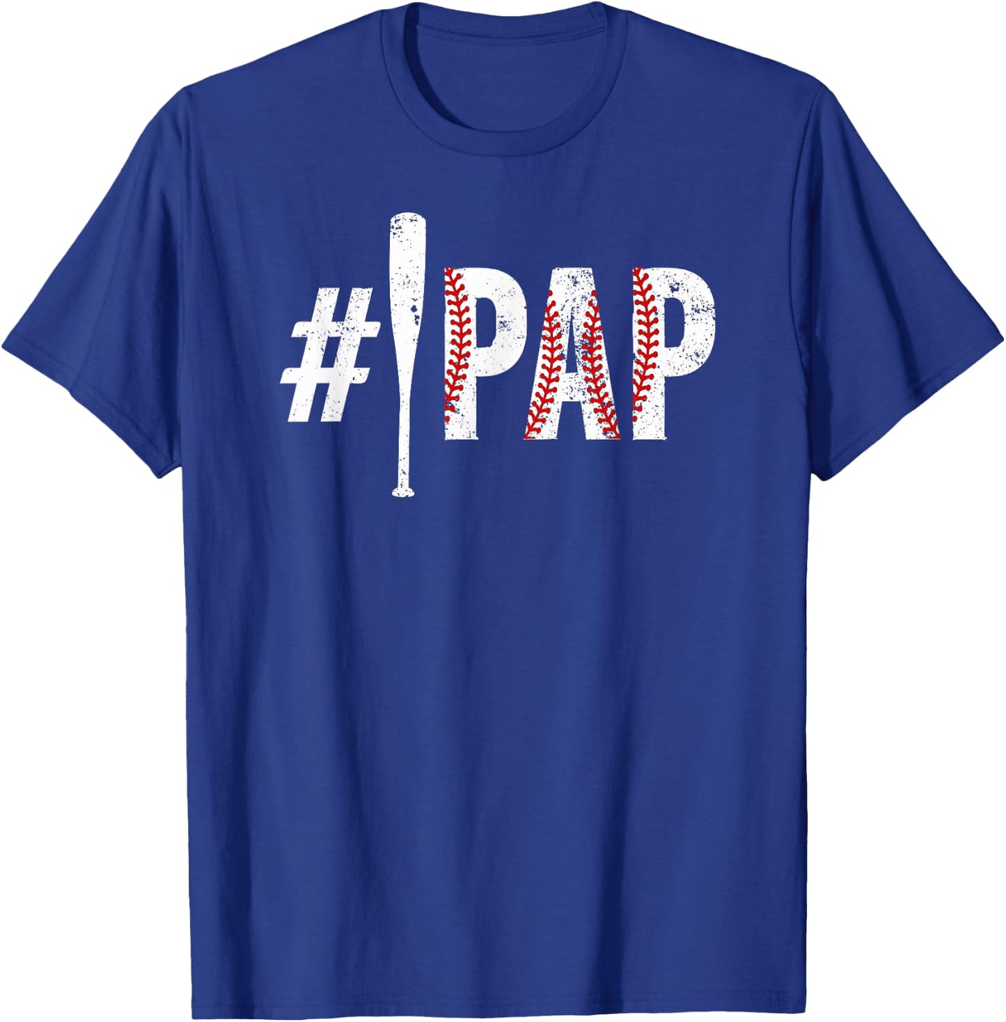 #1 Pap Baseball Pap Of A Baseball Player Pap T-Shirt - T-Shirt | Royal