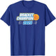 Basketball Bracket Champion 2025 T-Shirt - T-Shirt | Royal