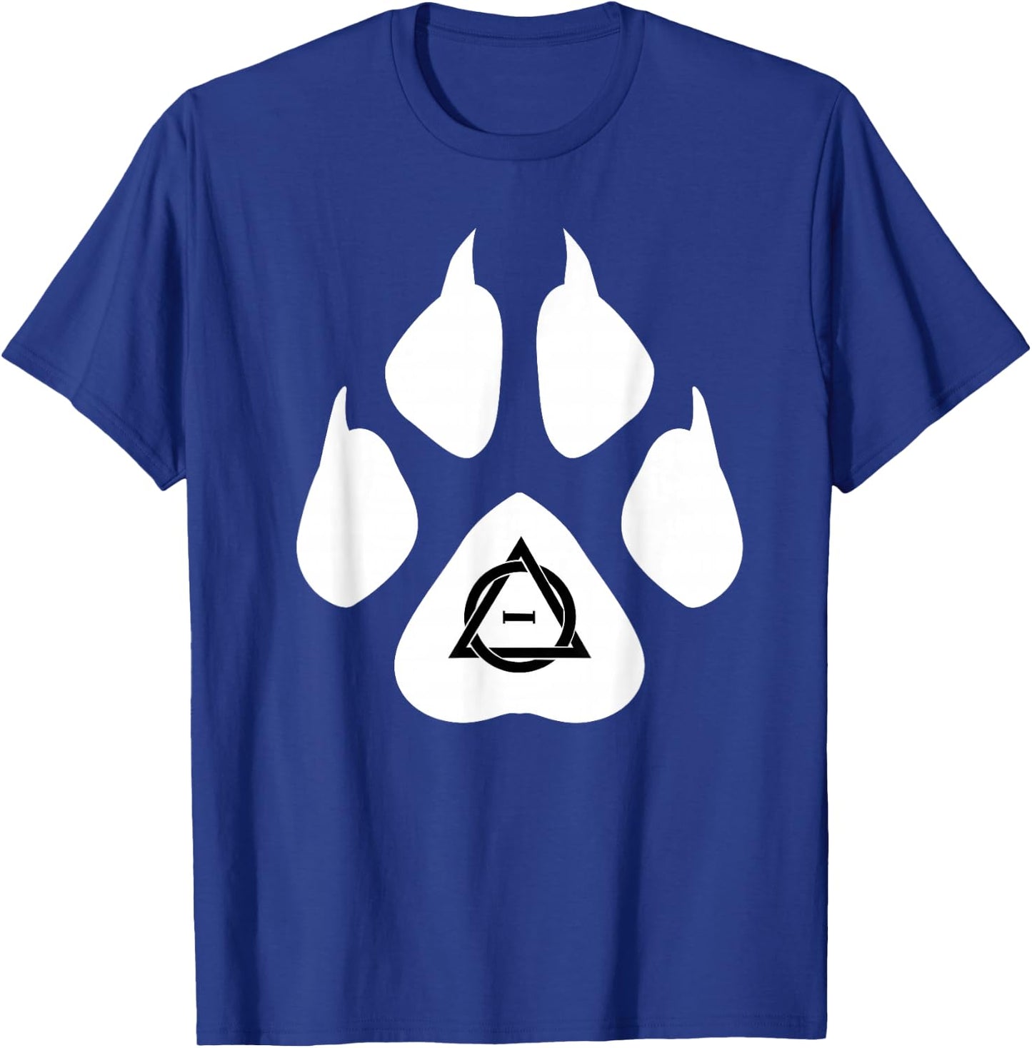 Therian Fox Paws Symbol Sign quadrobics otherkin T-Shirt - T-Shirt | Royal