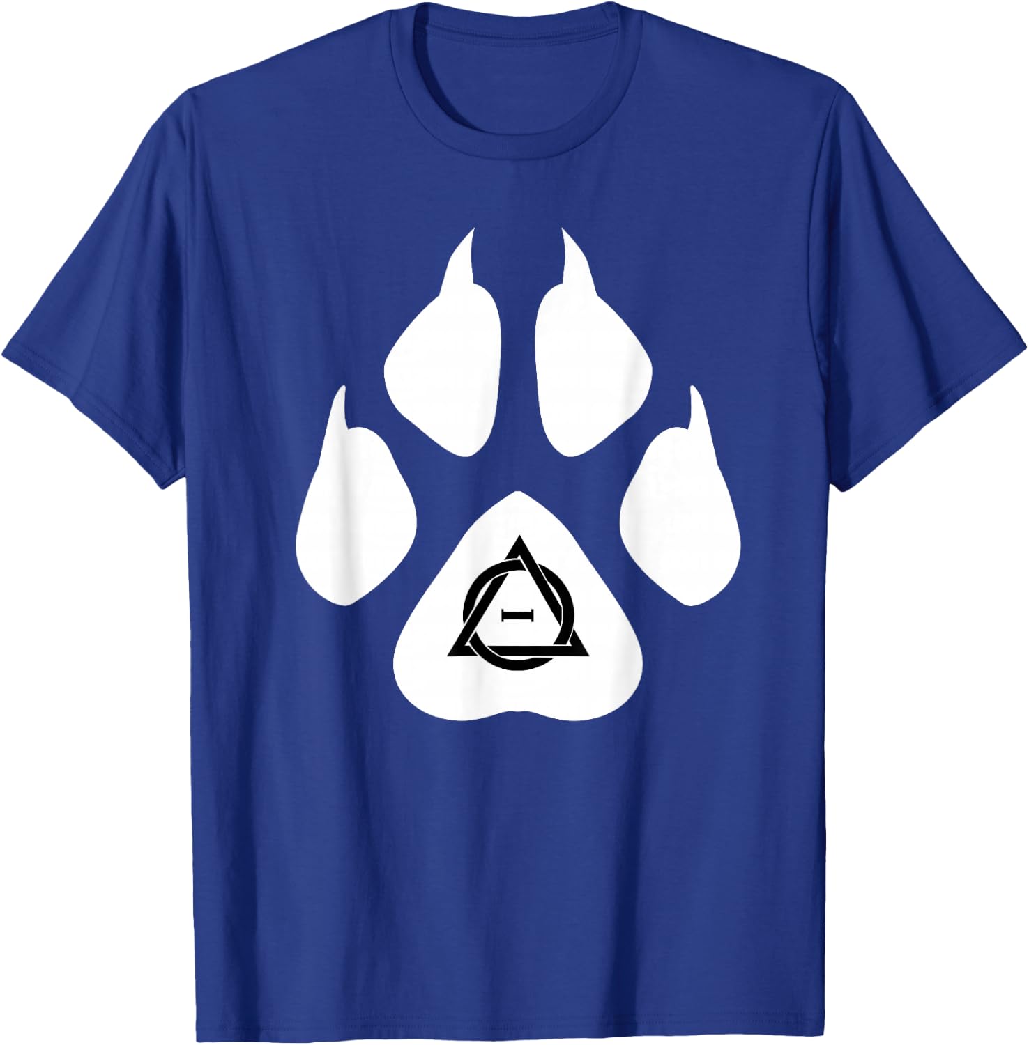 Therian Fox Paws Symbol Sign quadrobics otherkin T-Shirt - T-Shirt | Royal