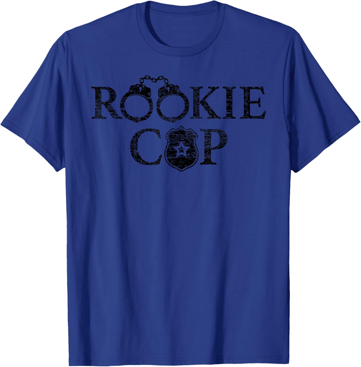 Rookie Novelty Funny Rookie Cop Police Shirt T-Shirt - T-Shirt | Royal