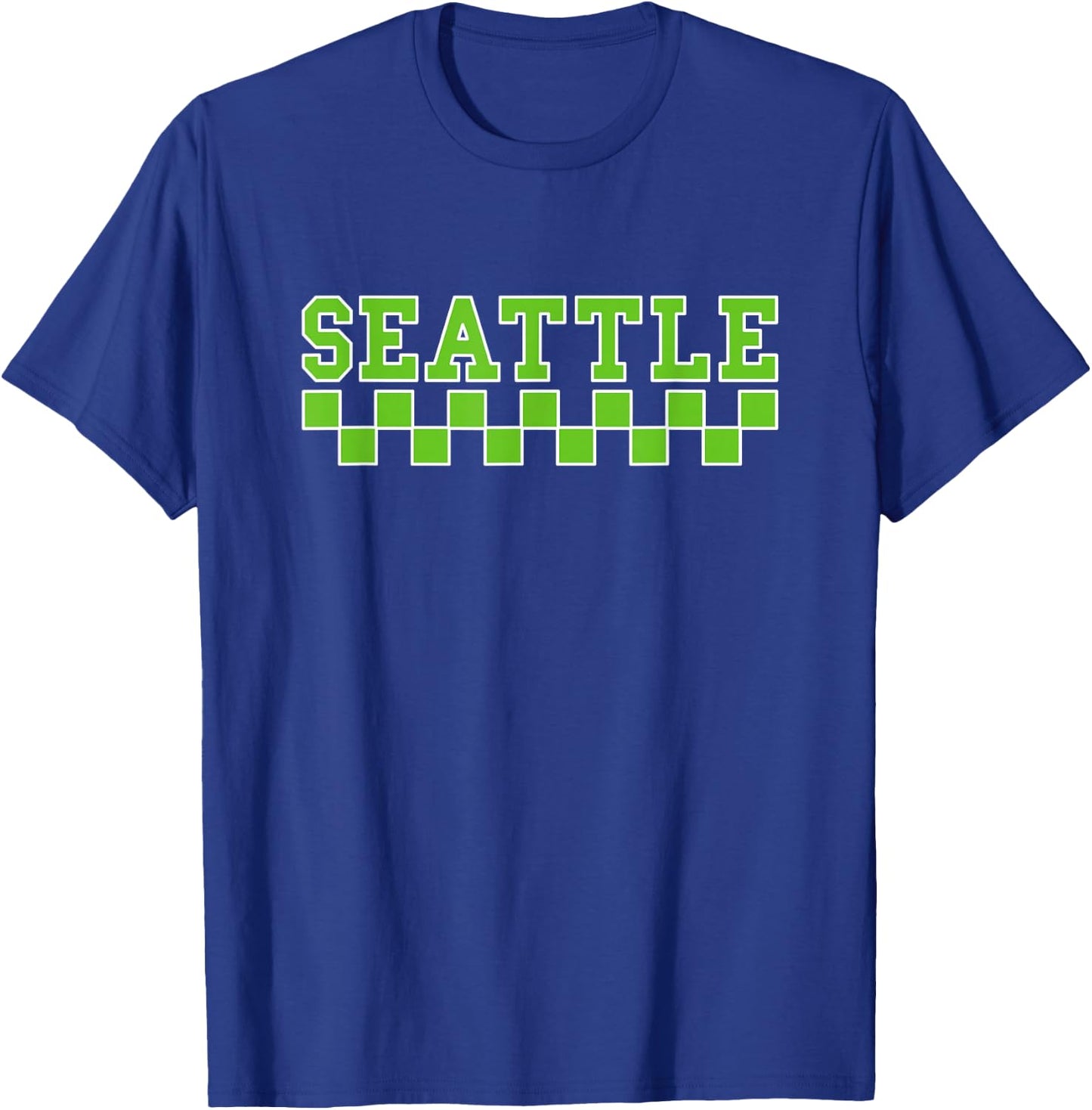 SEATTLE - Throwback Design - Classic T-Shirt - T-Shirt | Royal