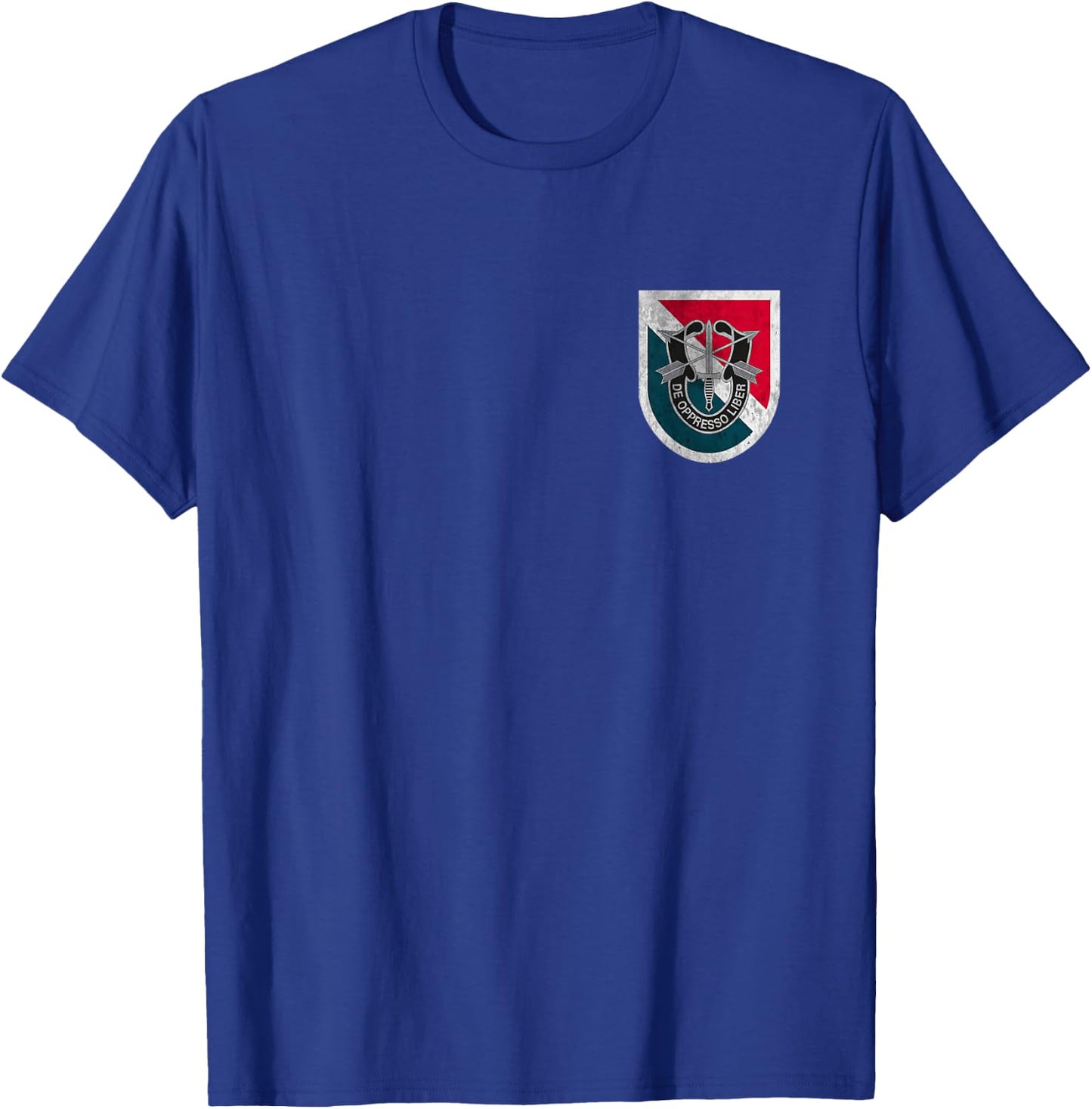 11th Special Forces Group SFG Logo Military Veteran Xmas T-Shirt - T-Shirt | Royal