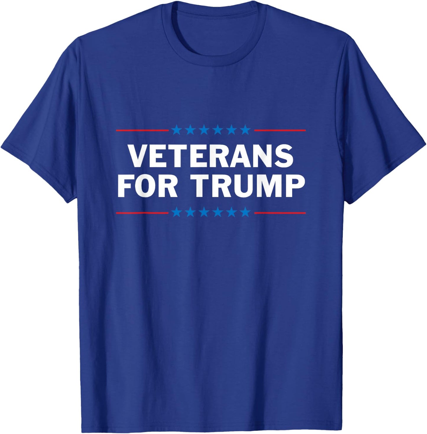 Veterans For Trump T-Shirt - T-Shirt | Royal