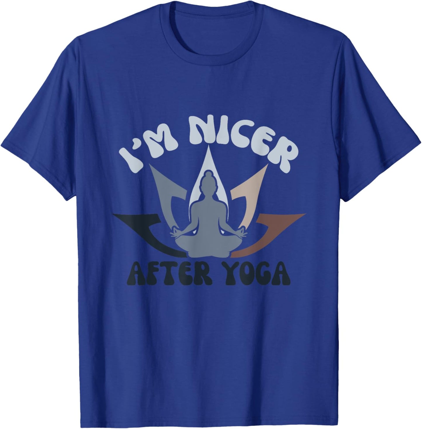 I'm Nicer After Yoga T-Shirt - T-Shirt | Royal