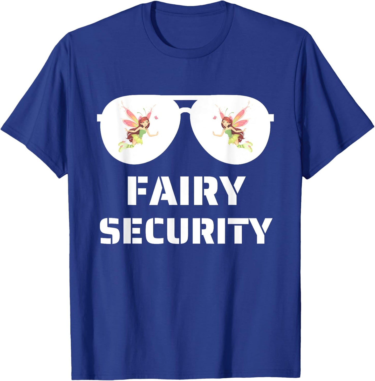 Halloween Dad Mom Daughter Adult Costume Fairy Security T-Shirt - T-Shirt | Royal
