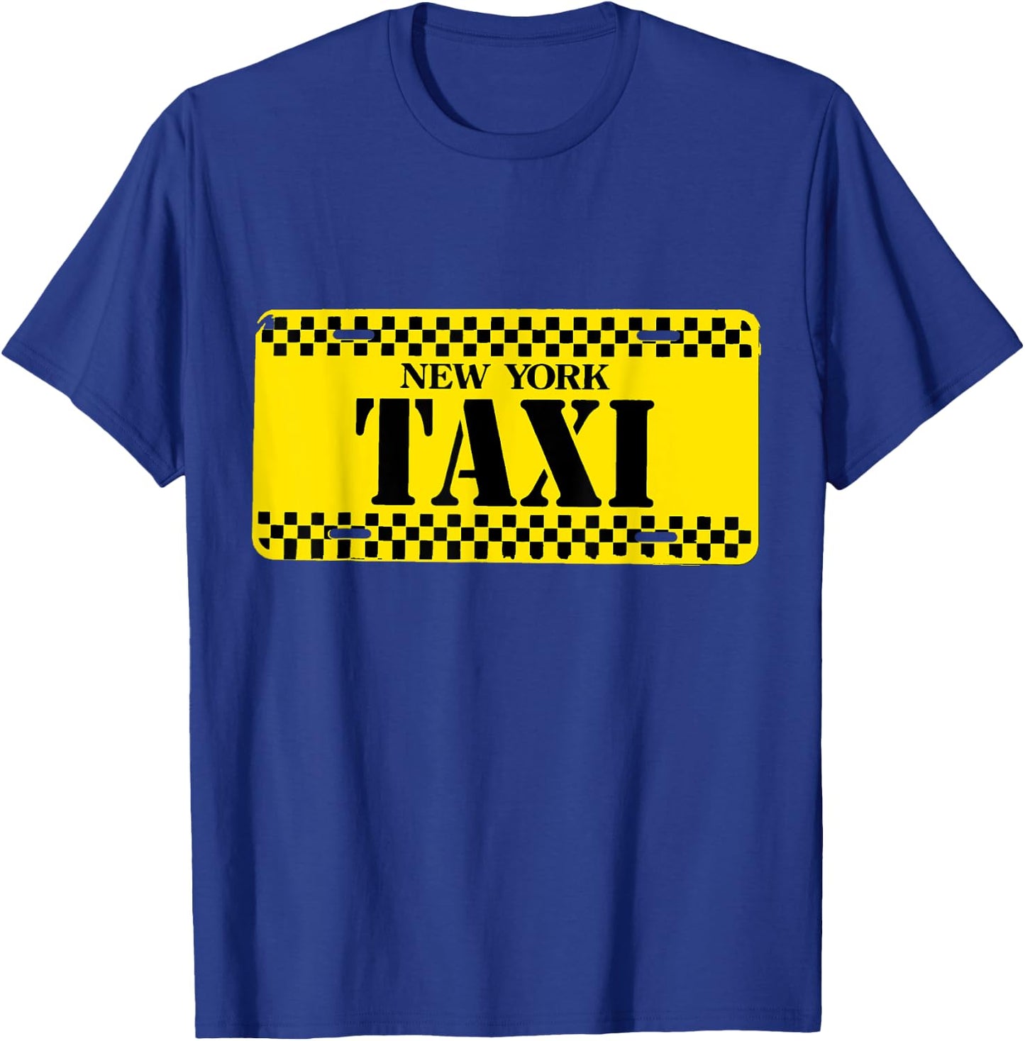 nyc taxi Costume Halloween yellow plate T-Shirt - T-Shirt | Royal