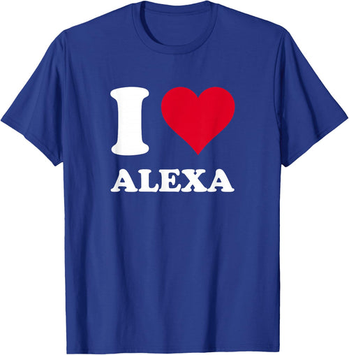 Red Heart I Love Alexa