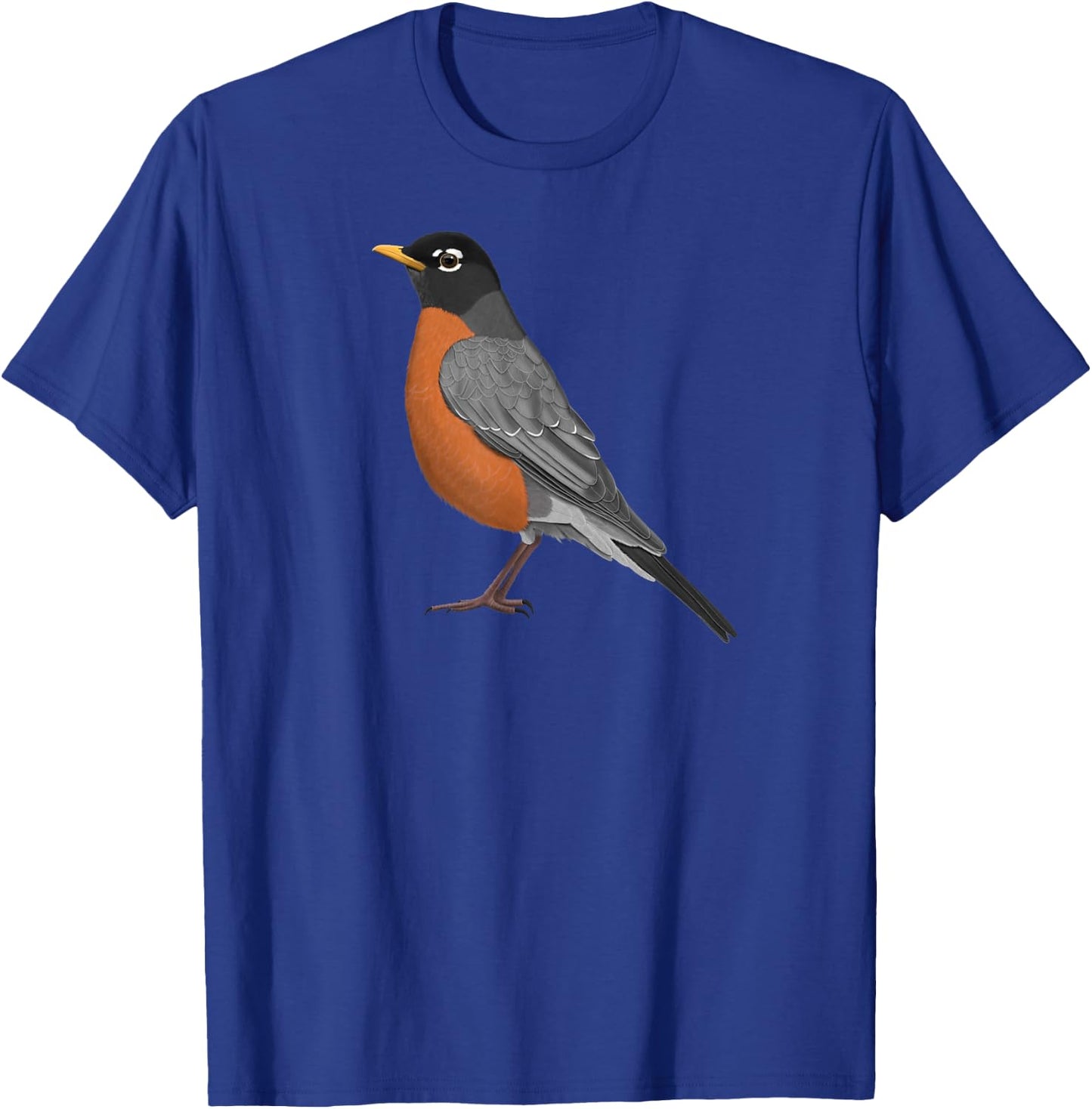 American Robin Bird Birder Birdlover Birdwatcher Animal T-Shirt - T-Shirt | Royal