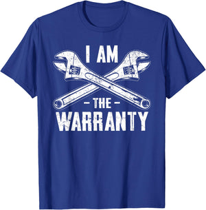 I am the warranty Funny design T-Shirt - T-Shirt | Royal