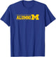 University of Michigan Wolverines U of M Alumni T-Shirt - T-Shirt | Royal