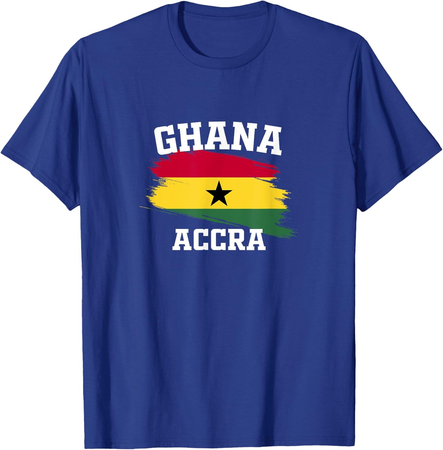Ghana Flag Accra Vacation Africa Souvenirs Athletes Gifts T-Shirt - T-Shirt | Royal