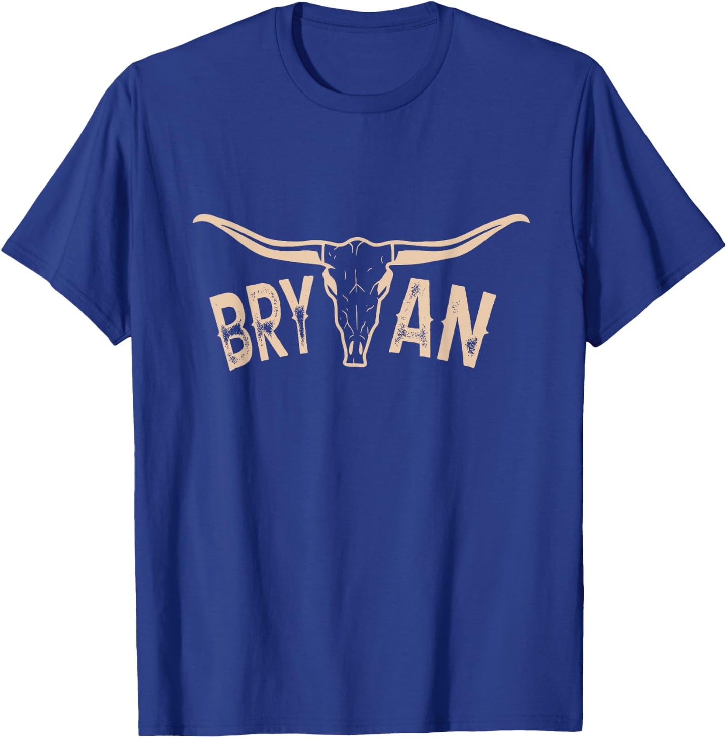 Classic Arts Bryan Last Name Personalized Outfits Western T-Shirt - T-Shirt | Royal