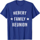HEBERT Family Reunion Matching Squad First Last Name T-Shirt - T-Shirt | Royal