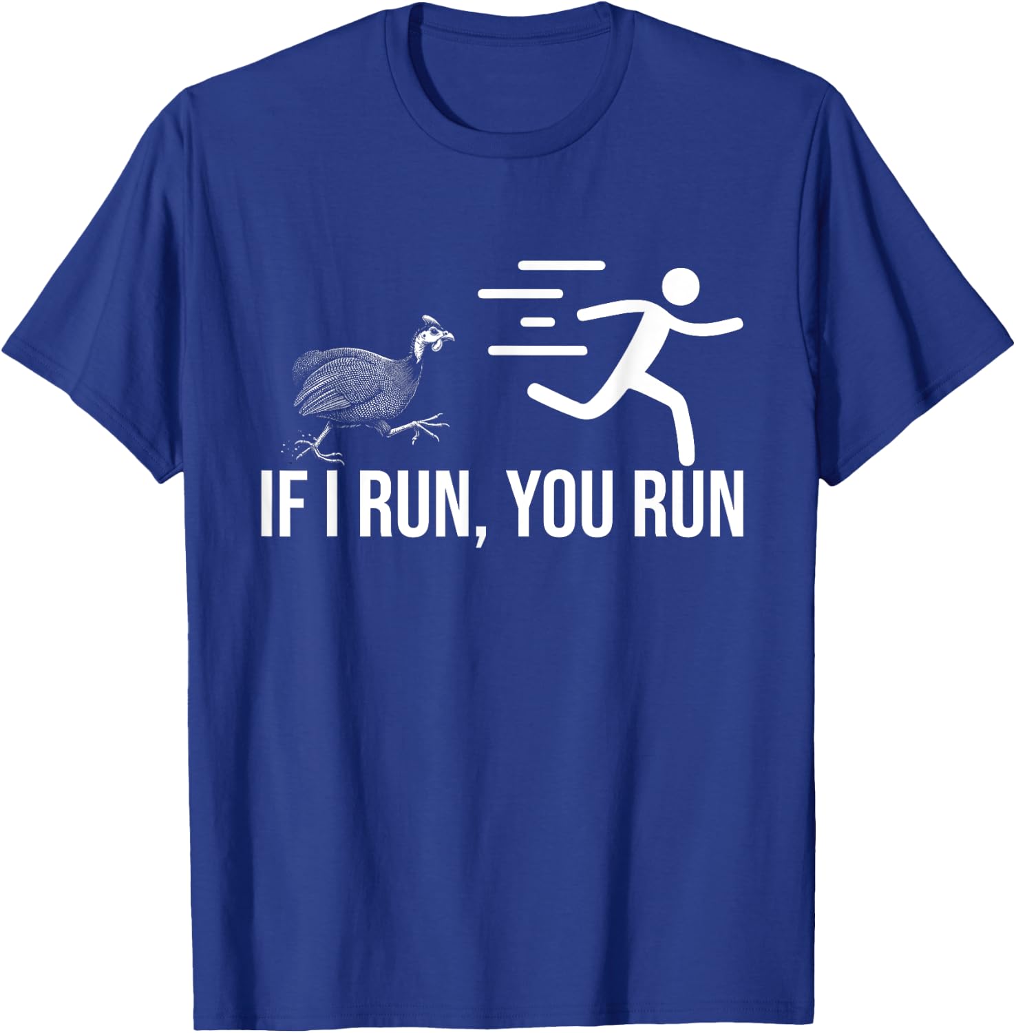 Guinea Hen Guinea Fowl T-Shirt - T-Shirt | Royal
