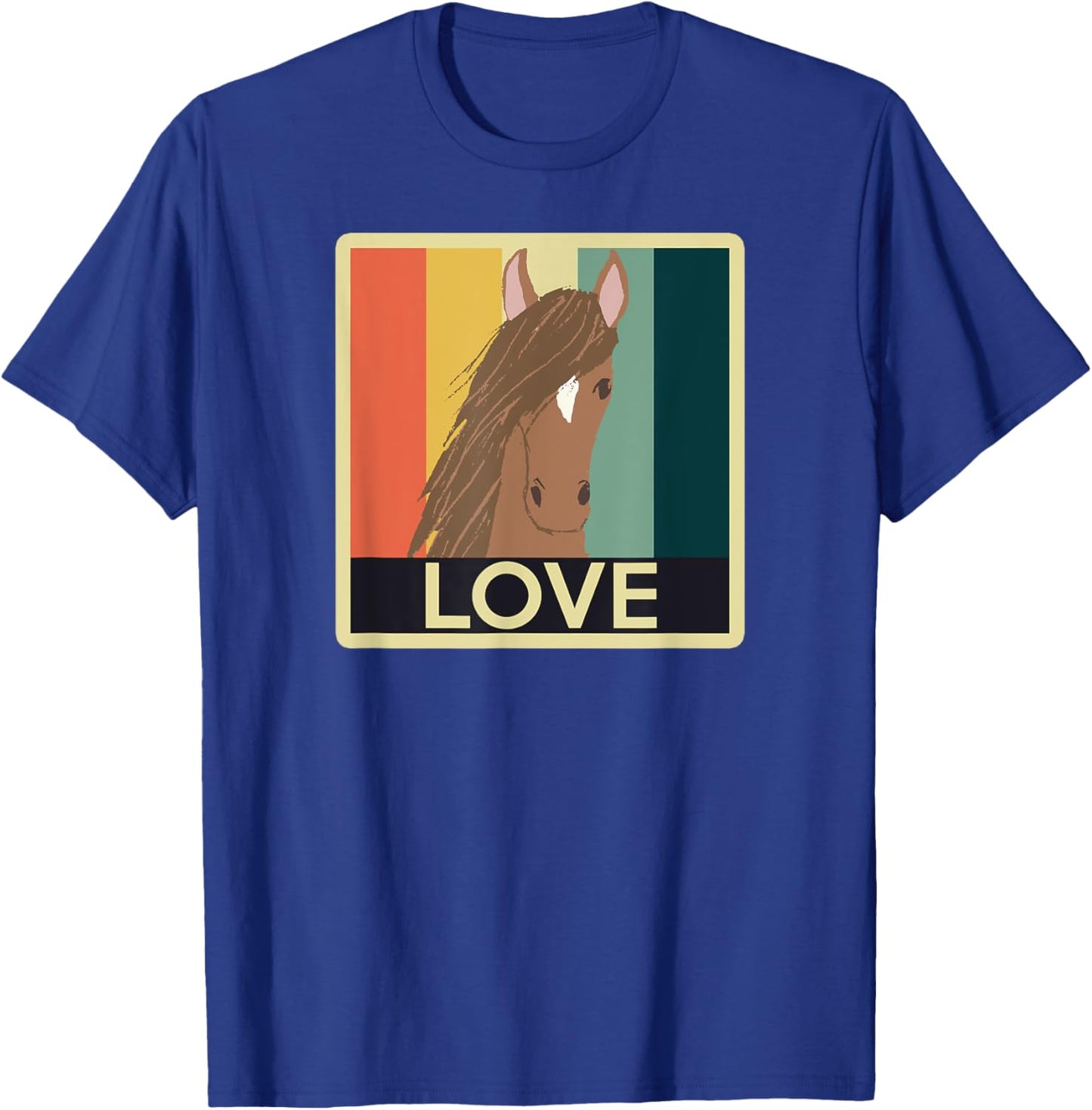 Beautiful Bay Horse T-Shirt - T-Shirt | Royal