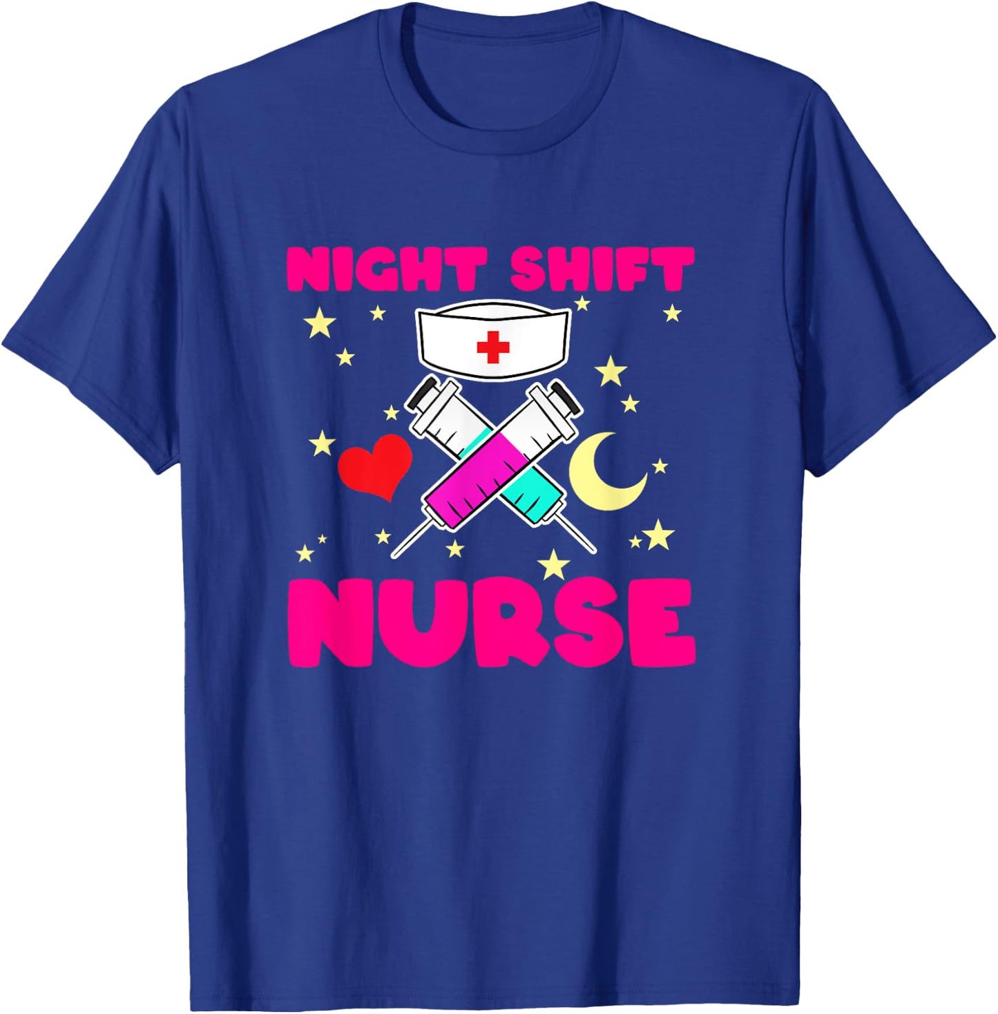 Nurse Hospital Helper Tool Lifesavers Nursing Night Shift T-Shirt - T-Shirt | Royal