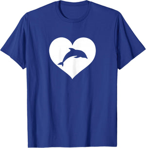 Purple or Blue dolphin shirt T-Shirt - T-Shirt | Royal