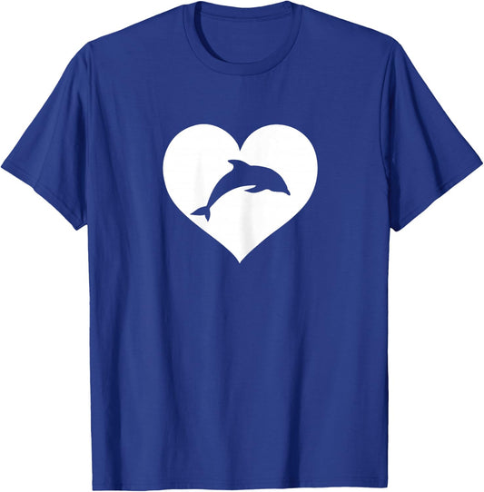 Purple or Blue dolphin shirt T-Shirt - T-Shirt | Royal