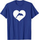 Purple or Blue dolphin shirt T-Shirt - T-Shirt | Royal