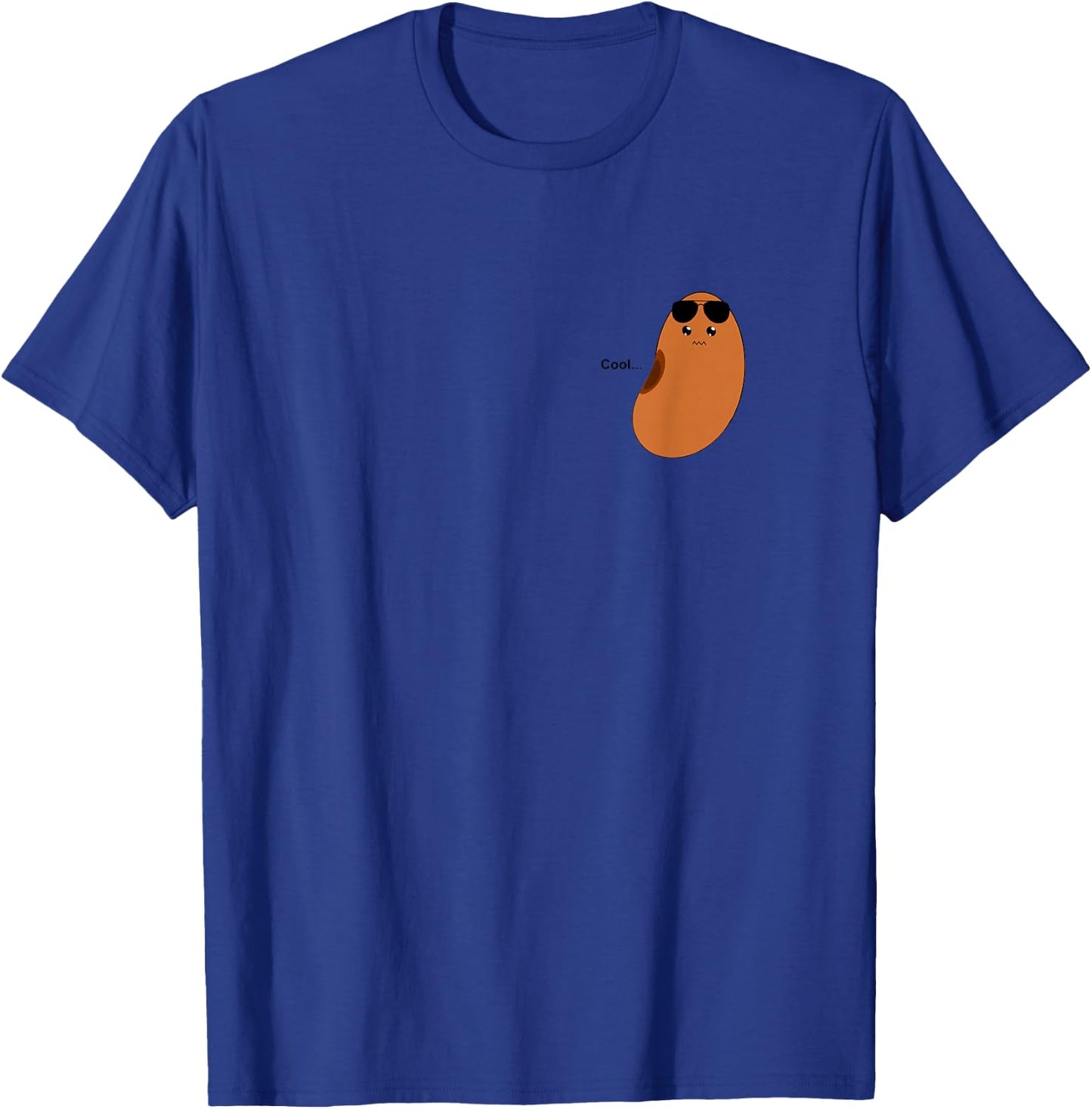 Cute Little Pinto Bean Being a Cool Bean T-Shirt - T-Shirt | Royal