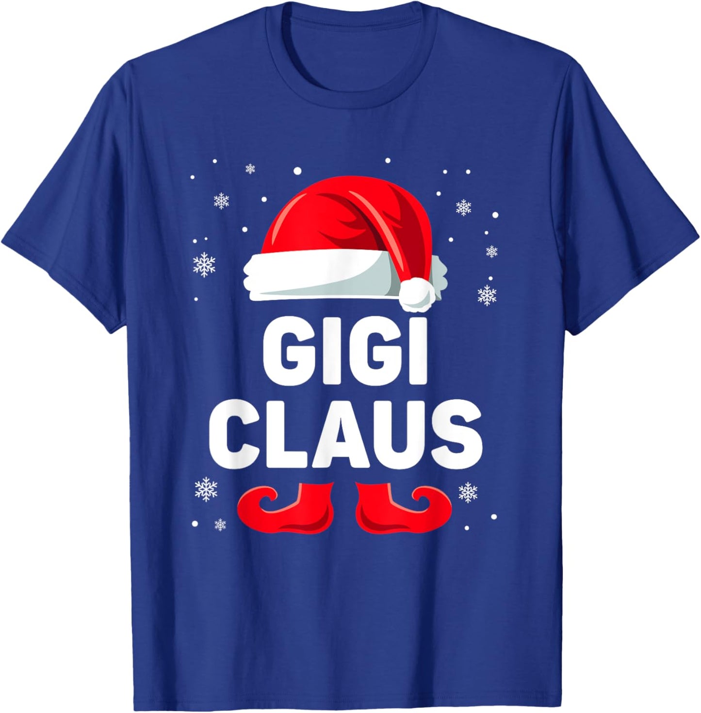 Gigi Claus Christmas Matching Family Group Funny Xmas T-Shirt - T-Shirt | Royal